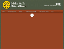 Tablet Screenshot of idahowalkbike.org